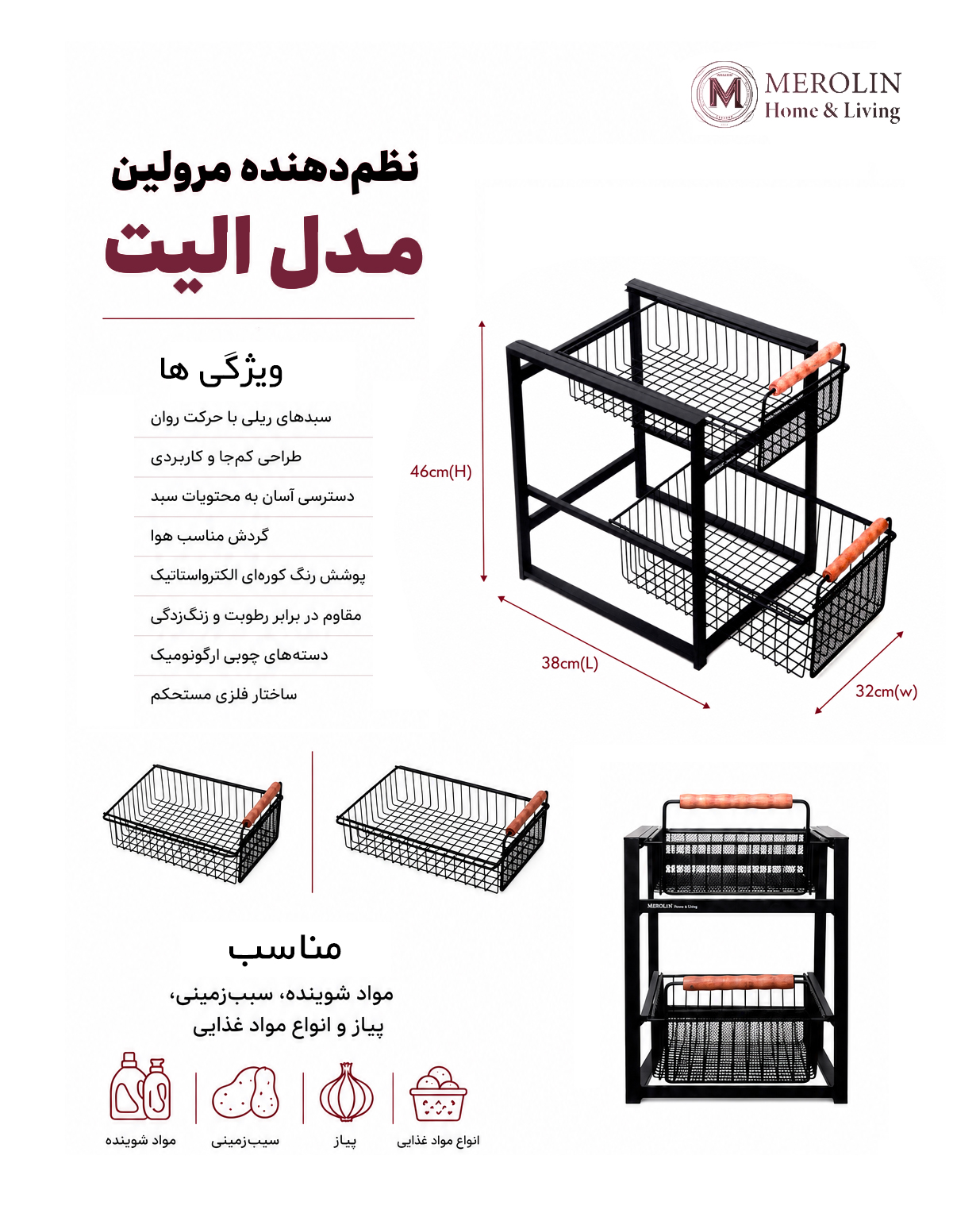 نظمدهنده کابینت الیت مرولین 2